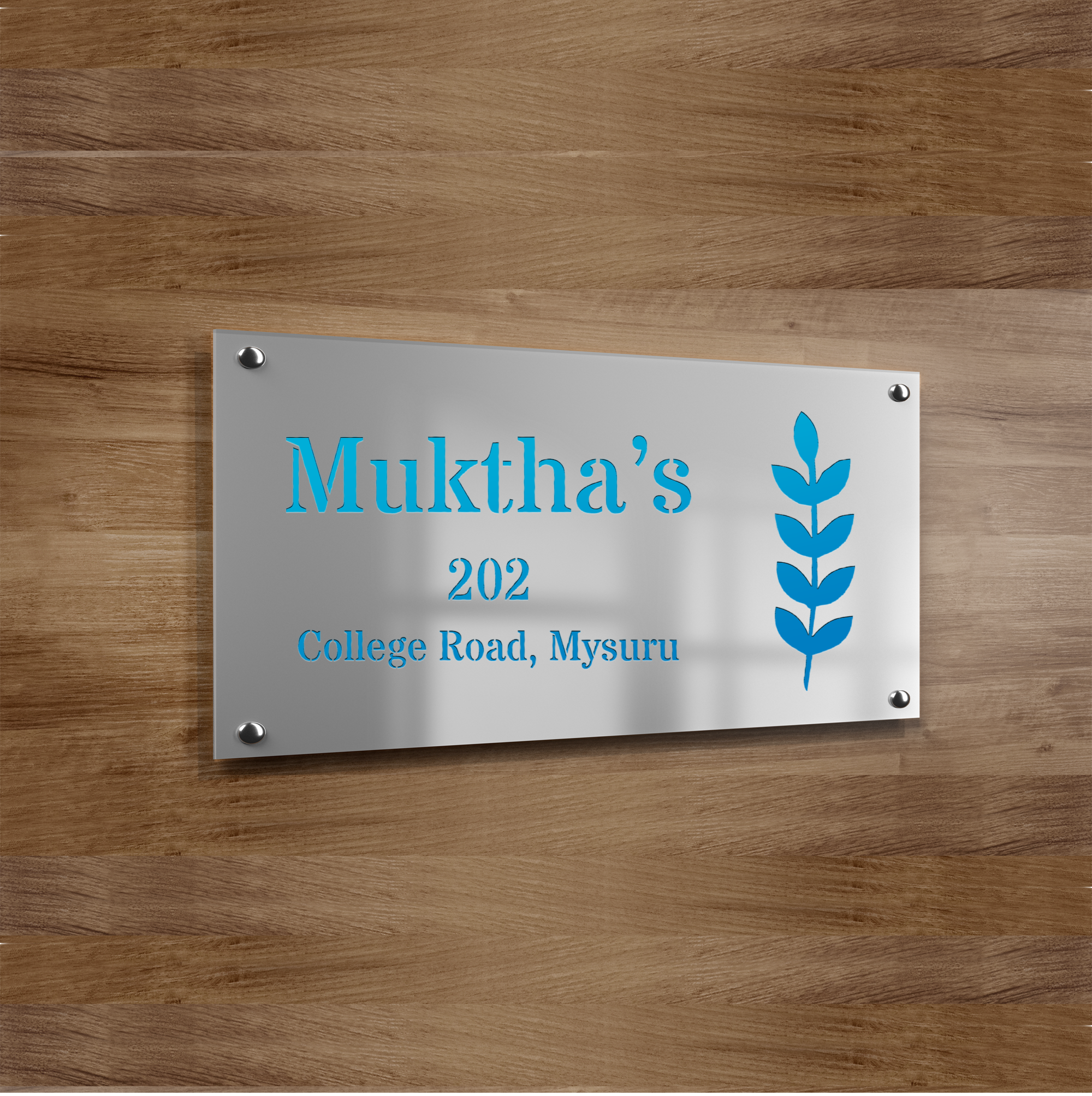 SS Nameplates Laser Cut 20