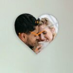 Acrylic Wall Clock Heart