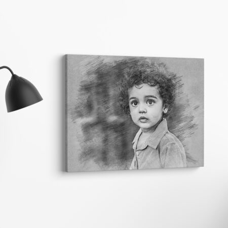 Pencil Sketch Canvas  1L