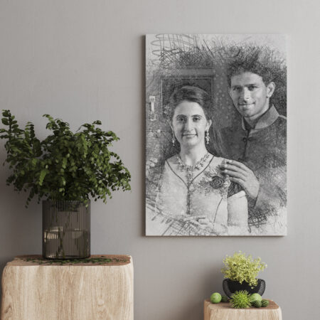 Pencil Sketch Canvas 3P