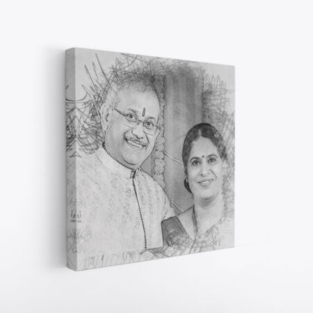 Pencil Sketch Canvas 4S