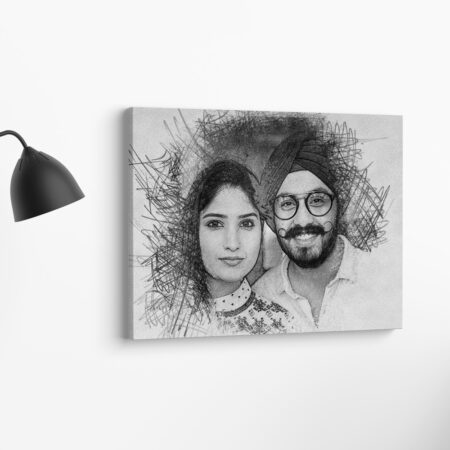 Pencil Sketch Canvas 4L