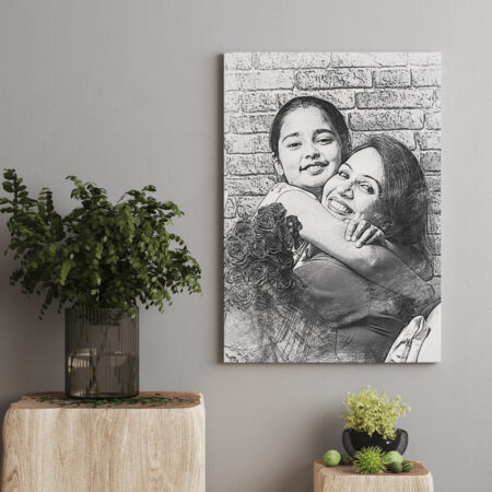 Pencil Sketch Canvas 5P