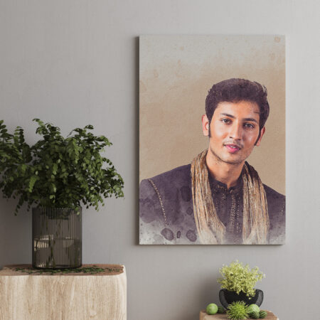 Water Color Canvas 4P