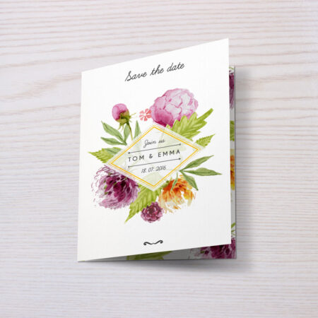 Invitation Folded 8x6
